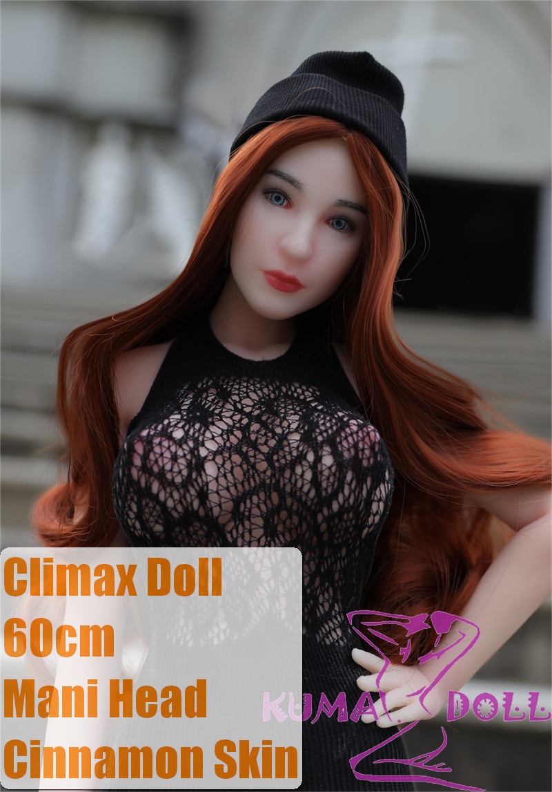 Climax Doll CLM  Full Silicone Mini Sex Doll Si60 L Mani Head (Cinnamon)