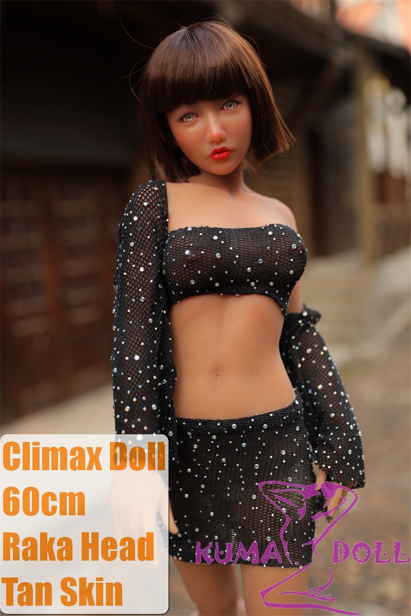 Climax Doll CLM  Full Silicone Mini Sex Doll Si60 M Raka (Tan)