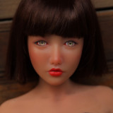 Climax Doll CLM  Full Silicone Mini Sex Doll Si60 L Georgia Head (Cinnamon)