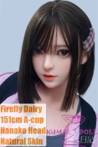 Firefly Dairy 151cm A-cup Nanako Head Full Silicone Sex Doll With Body Make-up