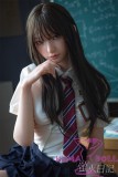 Firefly Diary 165cm C-cup Lian Head Full Silicone Sex Doll With Body Make-up School Uniform