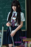 Firefly Diary 162cm A-cup Tiancheng Head Full Silicone Sex Doll With Body Make-up School Uniform
