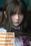 Firefly Dairy 164cm G-cup Liuli Head Full Silicone Sex Doll With Body Make-up School Uniform|kuamdoll