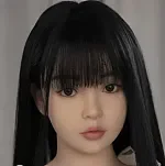 J-cute Doll TPE Material Love Doll 149cm/4ft9 A-cup with Silicone Head AGD01 with new body makeup in school uniform