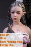 Real Girl 5kg 76cm Snow Princess head|kumadoll
