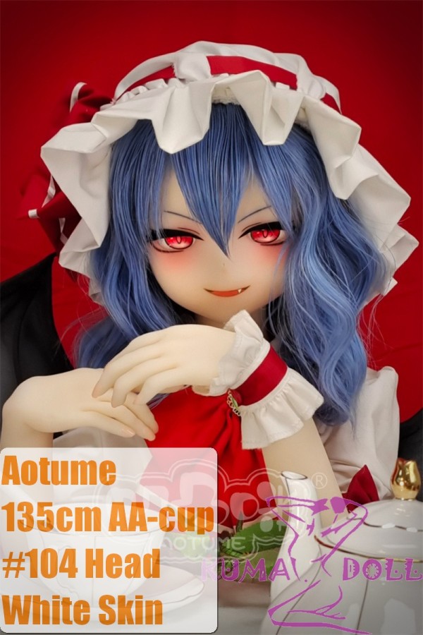 Aotume doll TPE sex doll 135cm 4.4ft AA-cup  #104 Remilia Scarlet head from Touhou Project