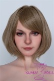 Game Lady Full silicone 171cm/5ft6 G-cup No.22 Ashly Ashley from Resident Evil 4 Remake head with realistic makeup, eyebrows and eyelashes implanted