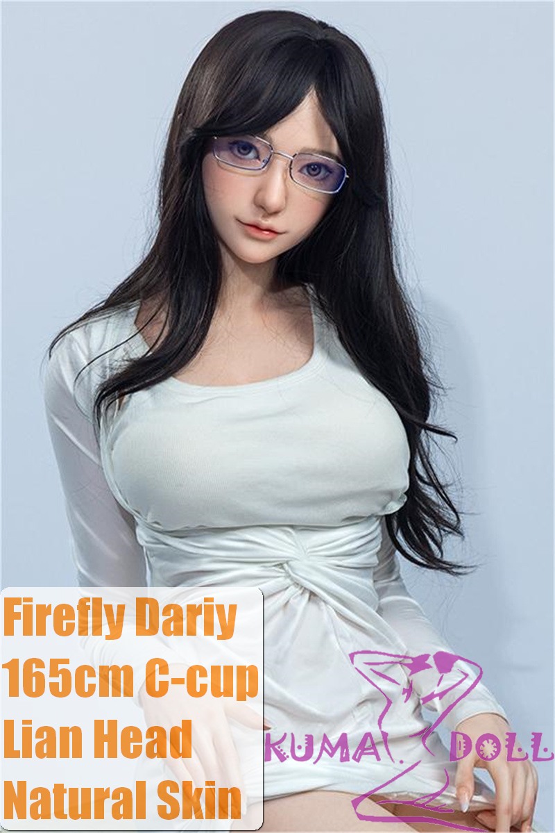 Firefly Dairy 165cm C-cup Lian Head Full Silicone Sex Doll With Body Make-up White Dress