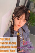 SHEDOLL Lolita type 158cm/5ft2 C-cup #26 Zhiyuan head love doll body material customizable cottagecore floral dress