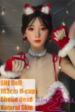 SHEDOLL Lolita type #14 Chulin head 163cm/5ft3 H-cup head love doll body material customizable Christmas Dress