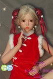 SHEDOLL Lolita type Luoxiaoyi head148cm/4ft9 D-cup love doll body material customizable Christmas dress