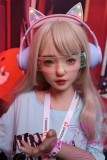 SHEDOLL Lolita type Yuan head 148cm/4ft9 D-cup love doll body material customizable High-Tech Goggles