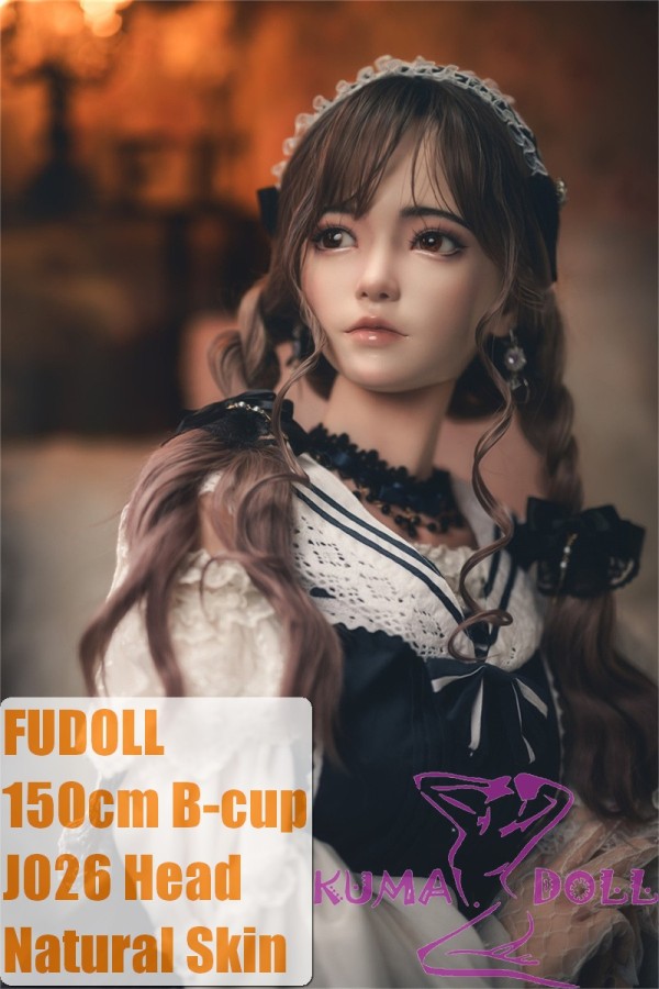 FUDOLL Sex Doll #J026 head with oral function 150cm/4ft9 B-cup High-grade silicone head + TPE material body