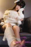 FUDOLL Sex Doll 153cm/5ft I-cup #25 head High-grade Full silicone White Sweater
