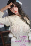 FUDOLL Sex Doll 153cm/5ft I-cup #25 head High-grade Full silicone White Sweater