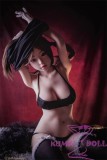 FUDOLL Sex Doll #8 head 148cm D-cup Silicone head +  body material selectable Black Hair