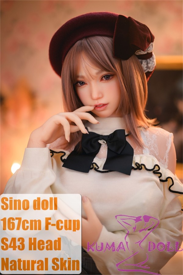 Sino Doll Soft-Max 167cm/5ft3 F-cup Silicone Sex Doll with Head S43 Lolita Dress