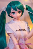 Mini doll sexable  Miku head 60cm/2ft normal breast silicone costume selectable