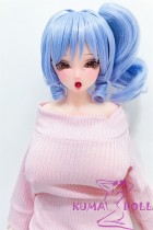 Mini doll sexable 60cm/2ft big breast silicone St. Louis head  costume selectable