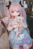 DOLL HAKONIWA Nana Head 126cm Silicone Material Head + TPE Body Anime Doll  Love Doll Customizable Makeup Blue Dress