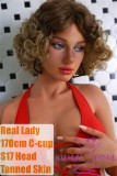 Real Lady 170cm/5ft6 C-cup Tanned Skin S17 head|kumadoll