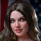 Real Lady Full Silicone Sex Doll 170cm/5ft6 C-cup Tanned Skin S17 head