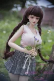 Mini Doll 60cm/2ft Big Breast  with X2 head Full Silicone Love doll easy to use easy to hide