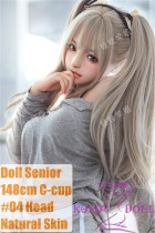 Doll Senior 04 Mengyin Head 148cm C-cup Full Silicone Sex Doll with Body Make-up