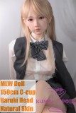 MLW doll Loli Sex Doll 150cm C-cup #18 Haruki head TPE material body+head+makeup selectable School Uniform