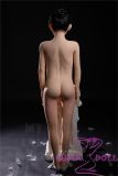 MLW doll Loli Sex Doll 126cm/4ft1 AA-cup Kisa Hard Silicone material head with TPE body Ballet Girl