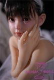 MLW doll Loli Sex Doll 126cm/4ft1 AA-cup Kisa Hard Silicone material head with TPE body Ballet Girl