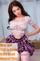 Real Girl Sex Doll 157cm/5ft2 I-Cup  R105 head  TPE love Doll makeup selectable