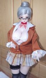 Mini doll sexable 60cm/2ft big breast silicone Inglewood head costume selectable Red Hair