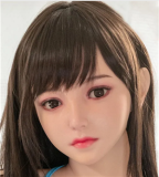 FUDOLL Sex Doll #8 head 148cm D-cup Silicone head +  body material selectable Brown Hair