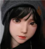 FUDOLL Sex Doll #8 head 148cm D-cup Silicone head +  body material selectable Brown Hair