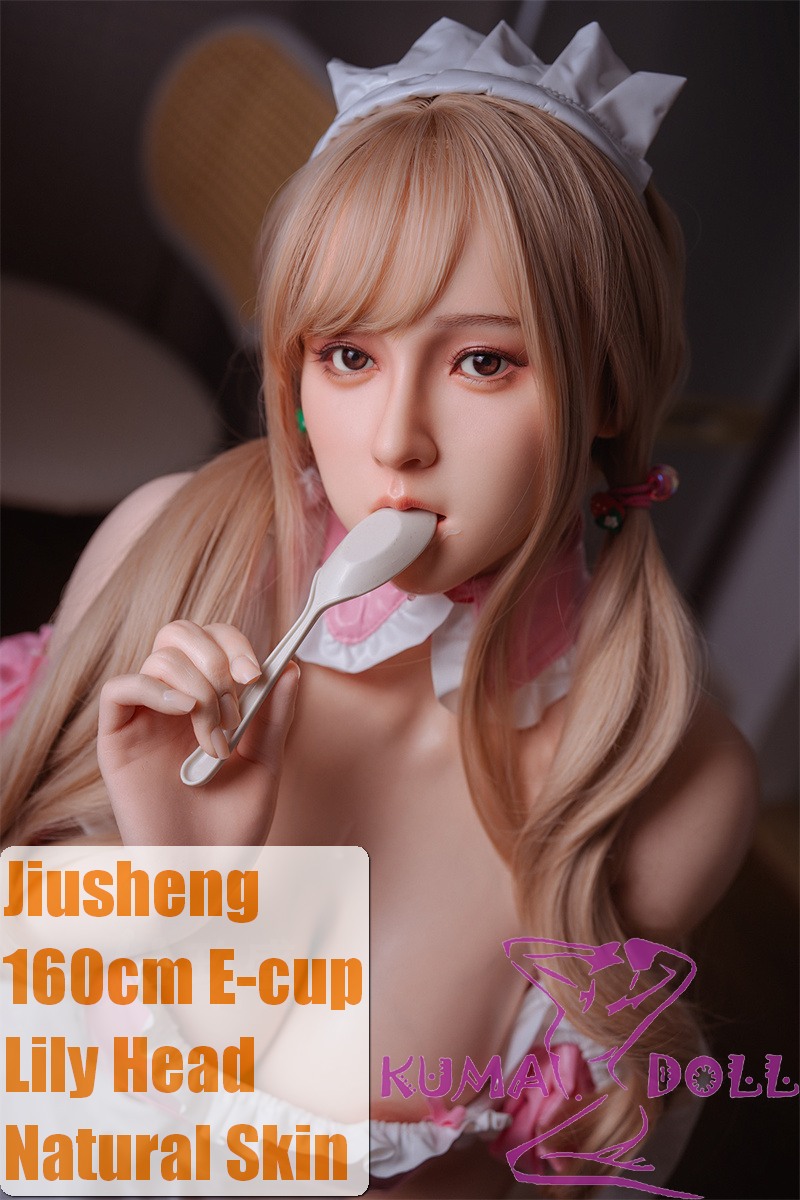 Jiusheng Doll Full Silicone Sex Doll 160cm/5ft2 E-cup Lily ROS head Pink Maid Outfit