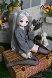 MOZU DOLL 85cm Frieren Soft vinyl head from Frieren: Beyond Journey's End with light weight TPE body easy to store and use Gray Hoddie