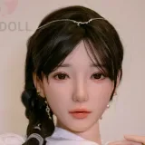 SHEDOLL 140cm/4ft6 head LuoXiaoxi normal breast head love doll body material customizable
