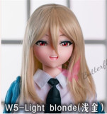 Butterfly Doll 80cm A-cup Jana Head  Wink Anime Doll Life-size Sex Doll Full TPE Material White Sweater
