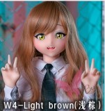 Butterfly Doll 80cm A-cup Jana Head  Wink Anime Doll Life-size Sex Doll Full TPE Material White Sweater