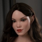 ZELEX Full silicone sex doll 170cm C-cup # GE53 head with realistic body makeup