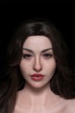 ZELEX Full silicone sex doll 170cm C-cup # G52 head Ulrica with realistic body makeup