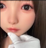 SHEDOLL Lolita type Xiyuan head 148cm/4ft9 D-cup love doll body material customizable Blue Hair
