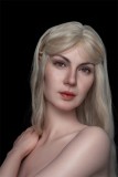 ZELEX Full silicone sex doll 170cm C-cup # GE50_1 head with realistic body makeup- Skin Color Light Tan
