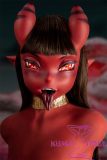 Climax Doll CLM Silicone Head+TPE Torso#877 110cm/3ft7 Meru Head