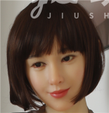 Jiusheng Doll  Sex Doll 168cm/5ft5 C-cup Gina Head Natural Skin Color Full Silicone Red Lace Bodysuit