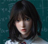 Firefly Diary 164cm G-cup Liuli Head Full Silicone Sex Doll With Body Make-up School Uniform