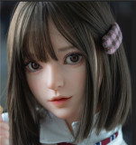 Firefly Diary 162cm A-cup Xueli Head Full Silicone Sex Doll With Body Make-up School Uniform
