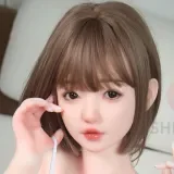 SHEDOLL Asian Beauty Jenny head 148cm/4ft9 normal breast head love doll body material customizable-Chrismas costume