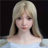 Firefly Diary  164cm G-cup Liuli Head Full Silicone Sex Doll With Body Make-up White Lingerie